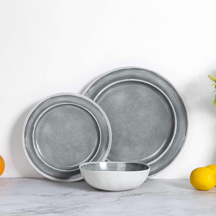 12pcs Dinnerware Set for 4 (Indoor and Outdoor use)