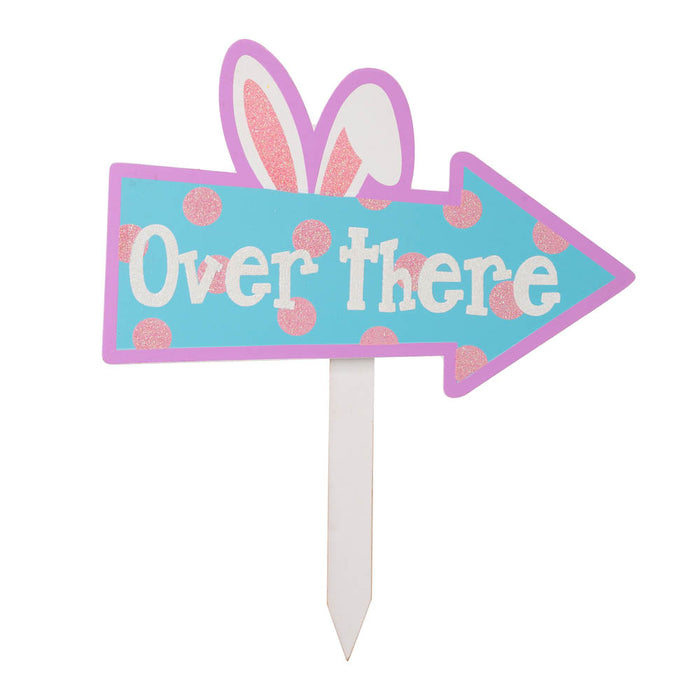 14"H Easter Wooden Path Sign, Set of 3