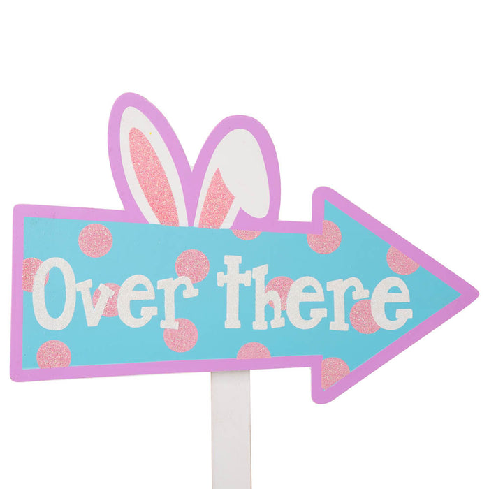 14"H Easter Wooden Path Sign, Set of 3