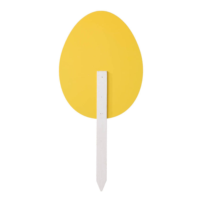 15"H Wooden Easter Egg Yard Stake, Set of 3
