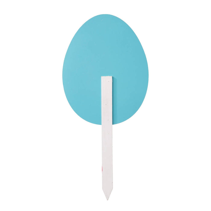 15"H Wooden Easter Egg Yard Stake, Set of 3