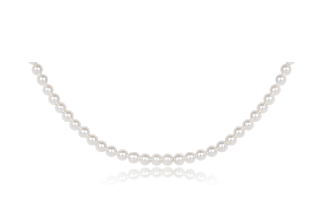 17" Choker Classic Pearl 3mm Bead