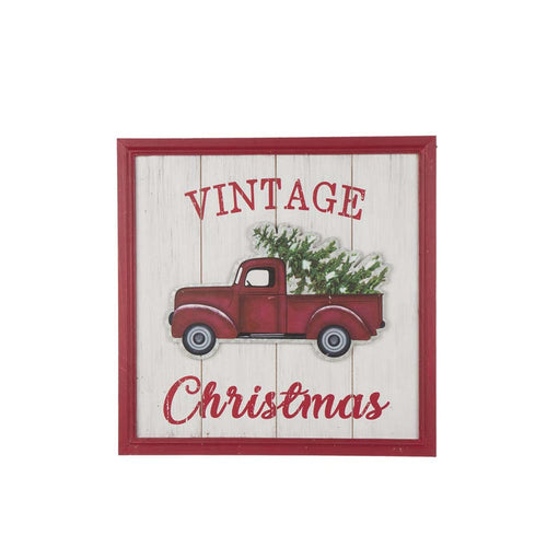 18.00"L Wooden Truck Wall Décor