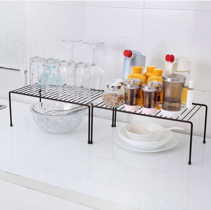 2 Pack - Kitchen Storage Shelf