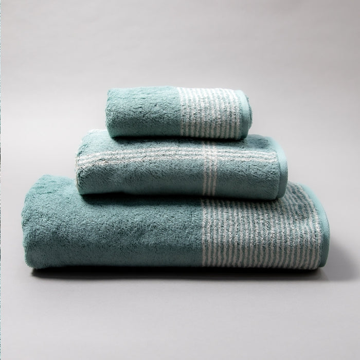 2-TONE TOWEL 30X50 SEA GREEN (327148474)