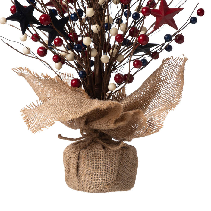 20"H Americana Berry Table Tree