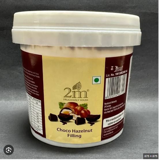 2m Cocoa Chocolate Choco Hazelnut Filling