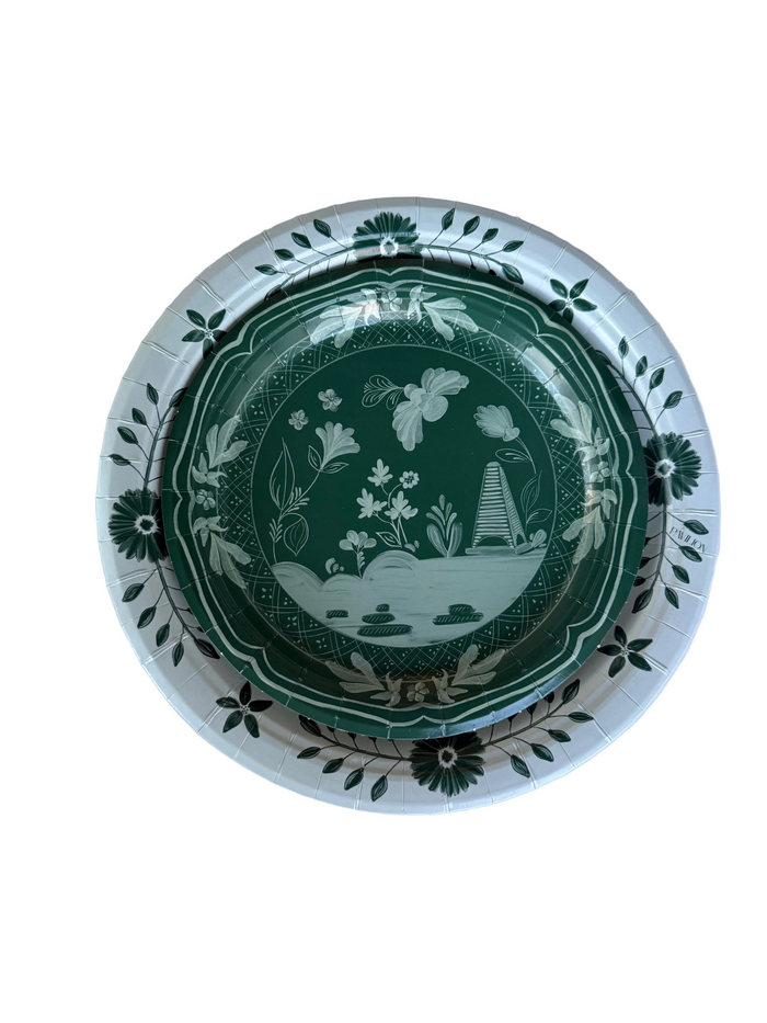 Forest Beachside Pavilion Dessert Plate - 8 pack