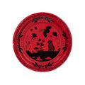 Annie's Athens Bulldog Red and Black Dessert Collegiate Paper Plates - 8 Pack