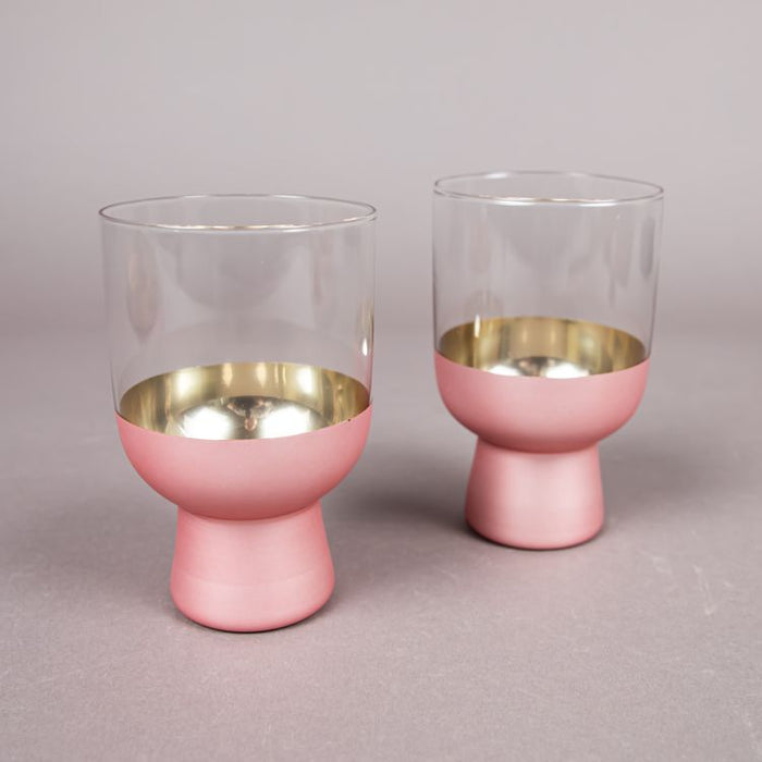 ARIA GLASS 2PCS HIGHBALL TUMBLER ROSE (202016022)
