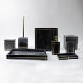 AS-8PCS BATHROOM SET DARK GREY/NTRL (264846585)