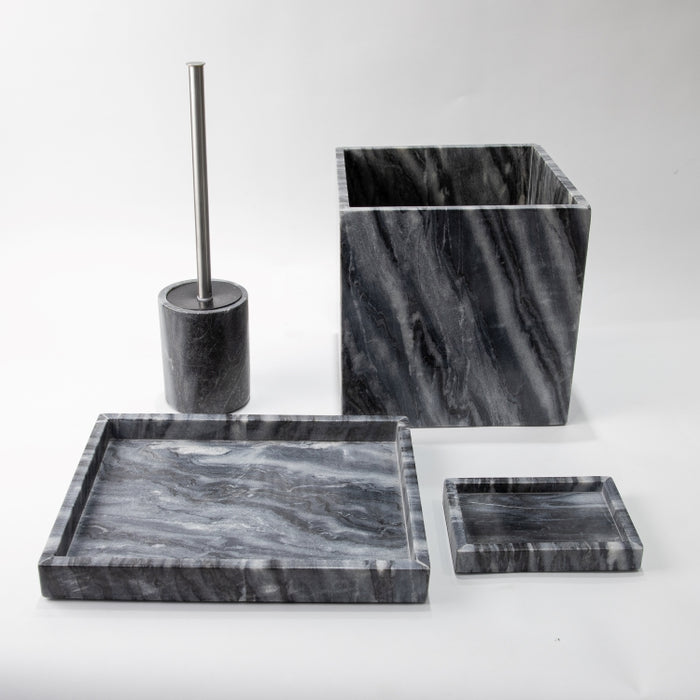 AS-8PCS BATHROOM SET GREY/NTRL (264846581)