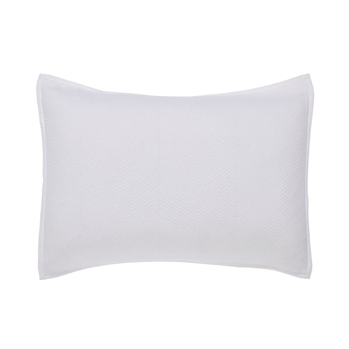 Athena Chevron Cotton Sateen Sham Sham By Orchids Lux Home