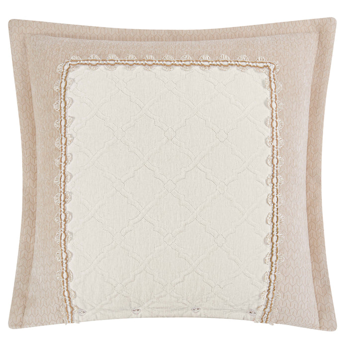 Audrey Blush Red Euro Sham Euro Sham By P/Kaufmann