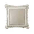 Avenue Almond Square Decorative Throw Pillow 18" x 18" Throw Pillows By J. Queen New York