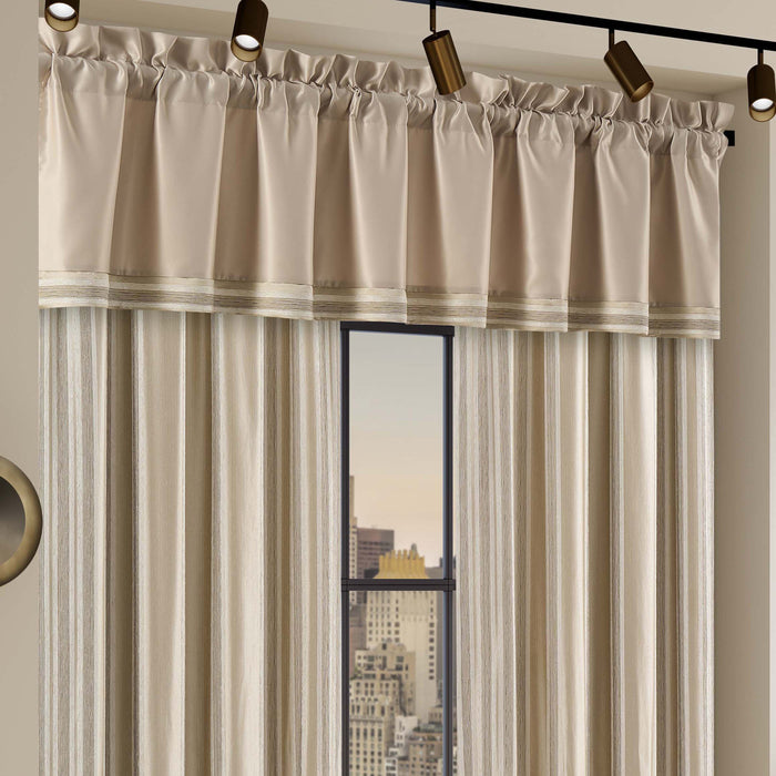 Avenue Almond Straight Window Valance Window Valances By J. Queen New York