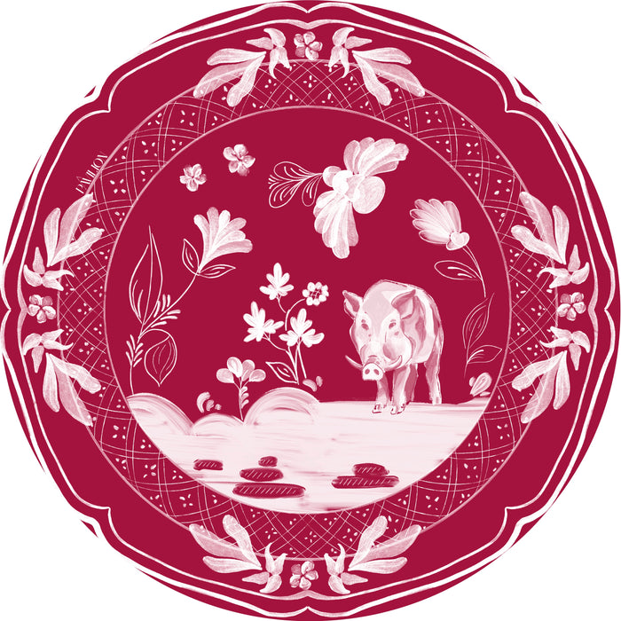 Avery's Fayetteville Javelina Mini Hors d'oeuvre Collegiate Paper Plates - 50 pack