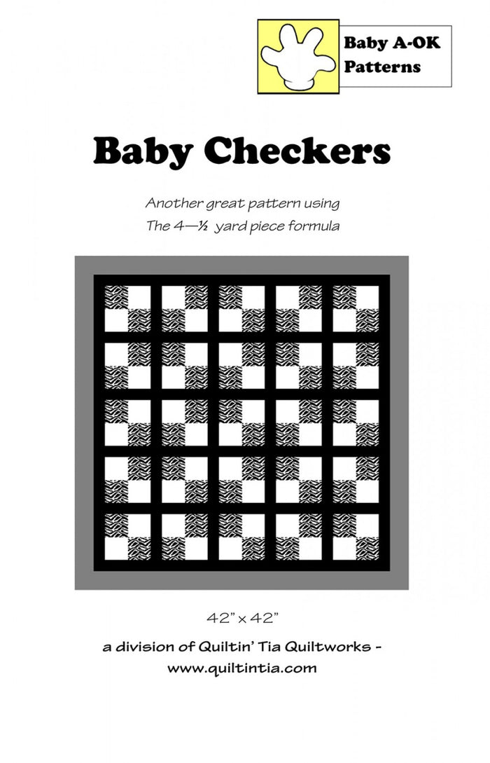 BABY CHECKERS PATTERN A-OK