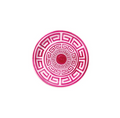 Ballet and Berry Greek Key Dessert Paper Plate - 8 pack