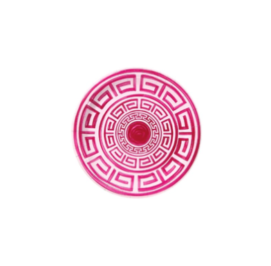 Ballet and Berry Greek Key Dessert Paper Plate - 8 pack