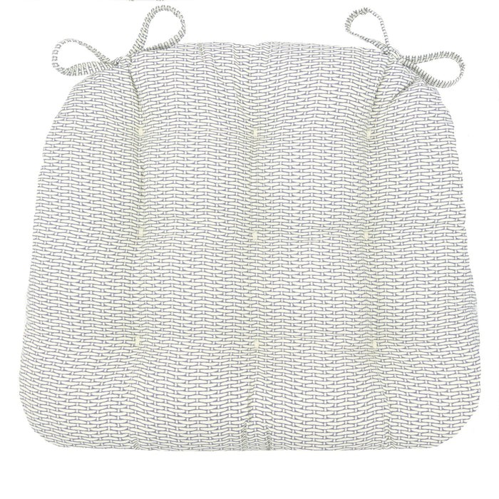 basketweave dining room chair cushion