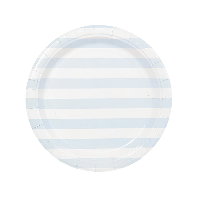 Beach Umbrella Stripe Dinner Plate - Pack of 8