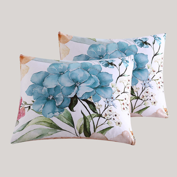 Bebejan Maia Blue Sham Set - Final Sale Sham By US Office - Latest Bedding