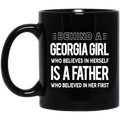 Behind A Georgia Girl Who Believes In Herself Mug - Mug Teezalo