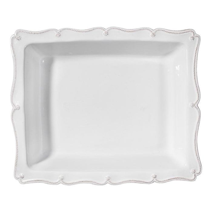 Juliska Berry & Thread 17" Rectangular Baker - Whitewash, La Petite Maison