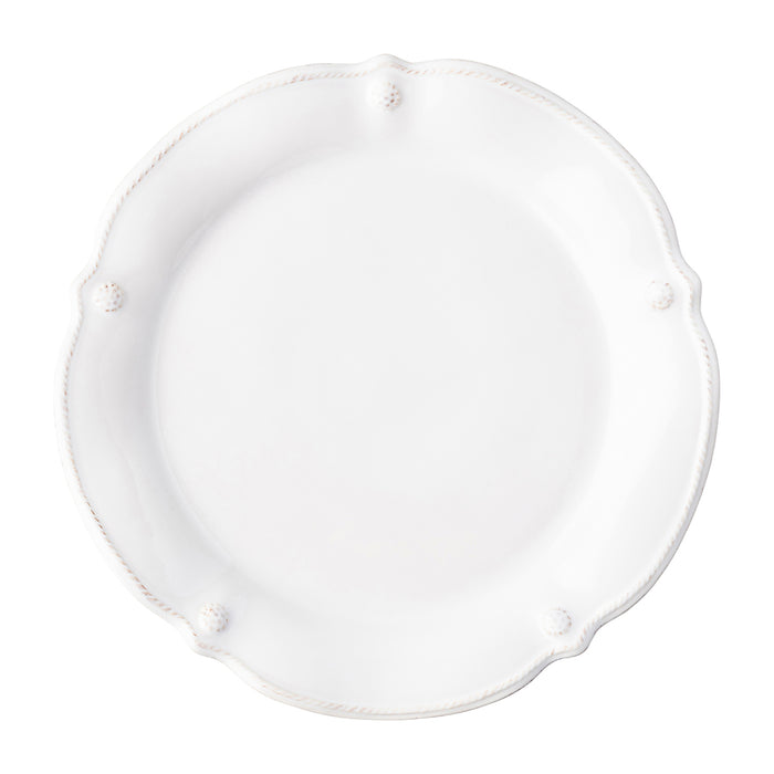 Juliska Berry Thread flared dinner plate whitewash