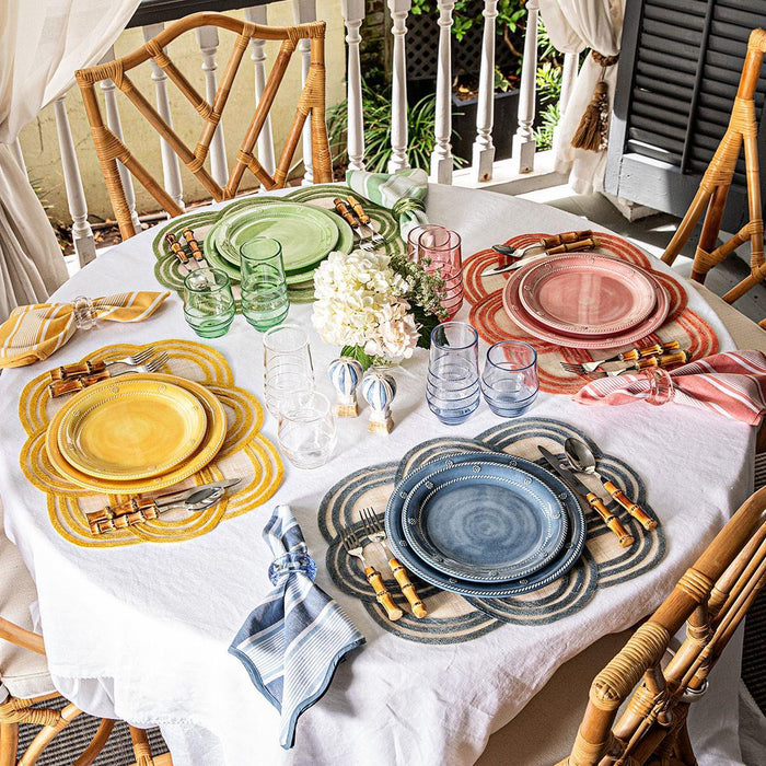 Juliska Berry & Thread Melamine Dinner Plate Seagrass