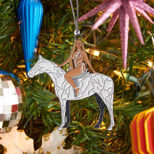 Beyonce Enamel Ornament