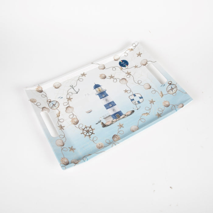 BLUE LIGHTHOUSE RECT.TRAY  38X27 (202073469)