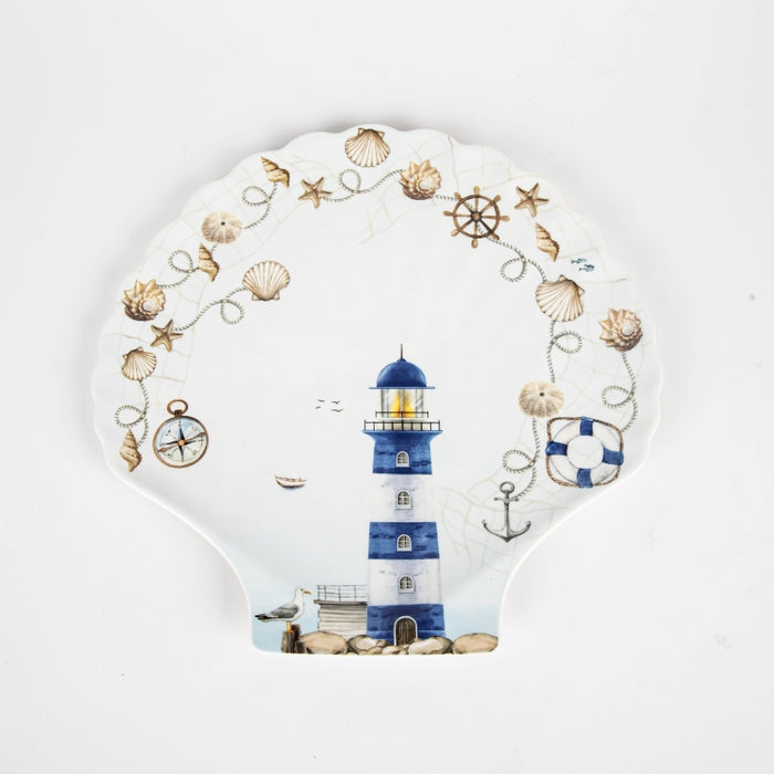 BLUE LTHOUSE SERVING PLATTER 28X27CM (202073462)
