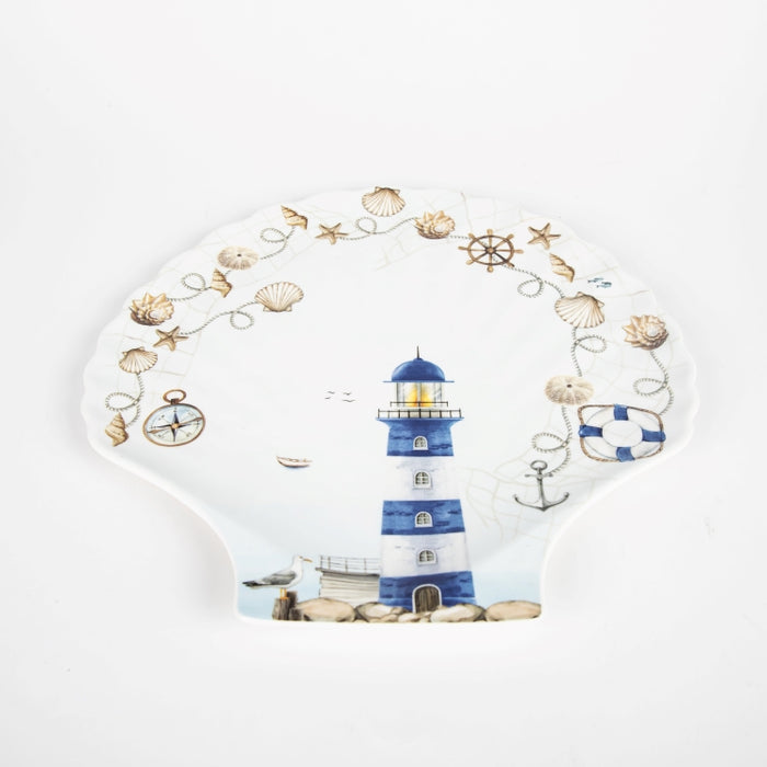 BLUE LTHOUSE SERVING PLATTER 28X27CM (202073462)