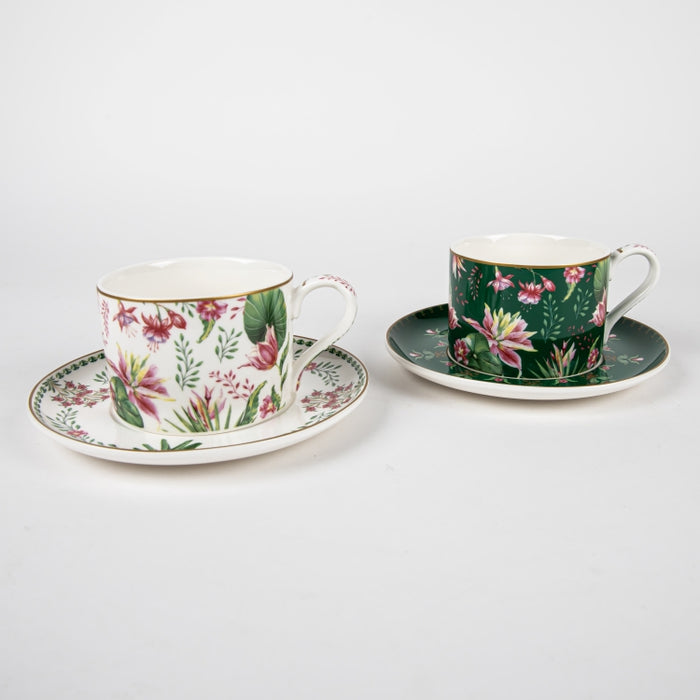 BOTANIC CHIC SET/2 CUP&SAUCER 240ML (202073299)