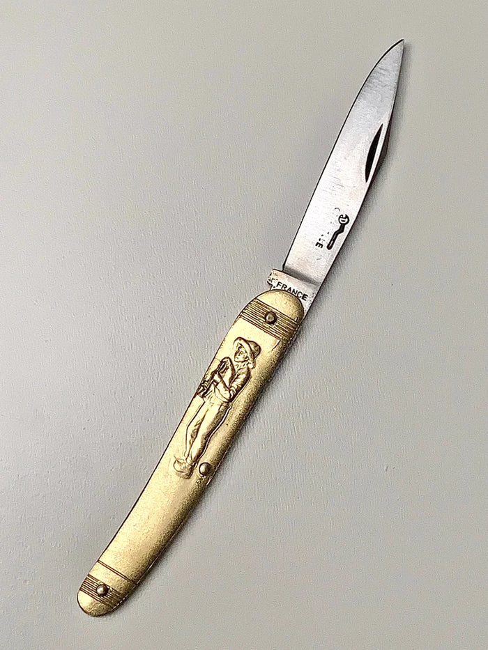 Brass Pocket Knife