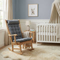 Brisbane Colonial Blue Rocker Back Extender Pillow - Headrest