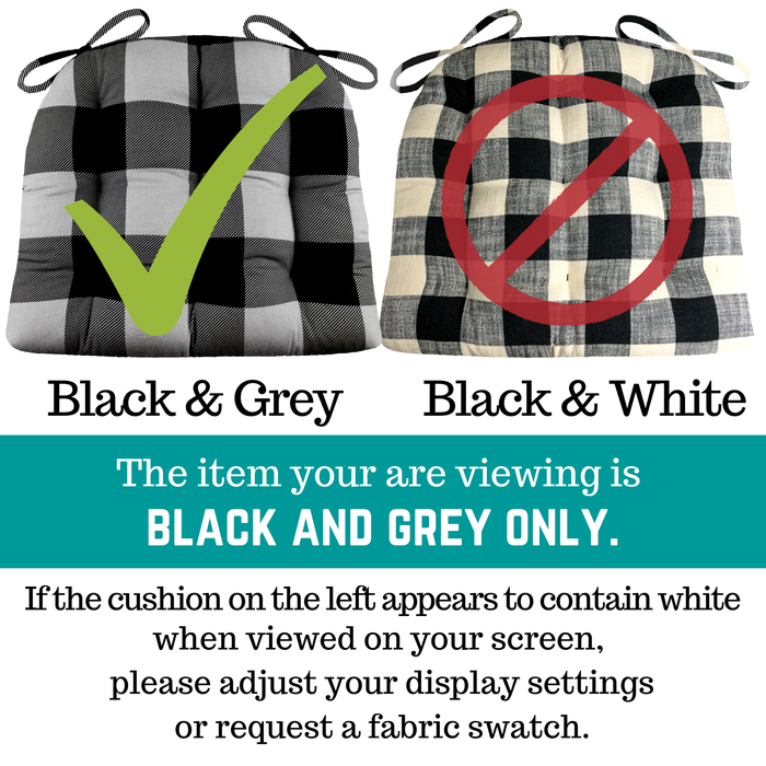 Barnett Home Decor Buffalo Black and Grey Check