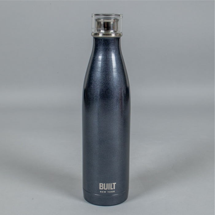 BUILT DOUBLE WALL H2O BOTTLE 17OZ MIDNIGHT BLUE (202086147)