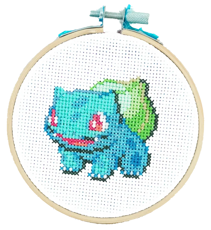 Bulbasaur - DIY Cross Stitch Kit
