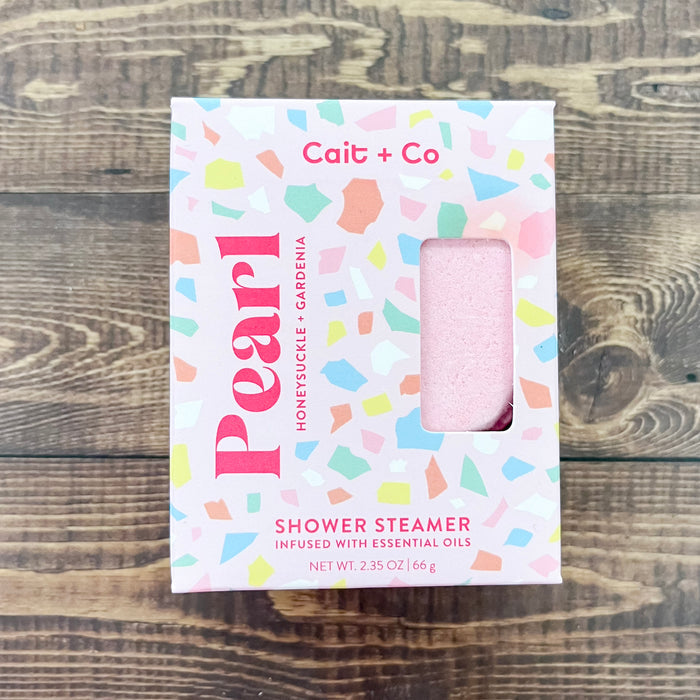 Cait & Co Gem Shower Steamer - Pearl - Lyla's: Clothing & Gifts - Online and Rockwall Texas Boutique