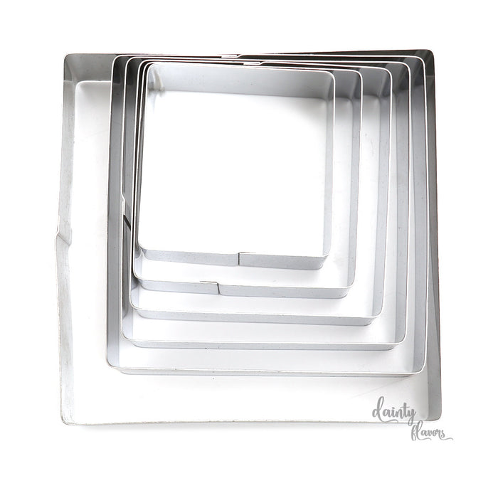 CAKE RING SQUARE (SET of 6)