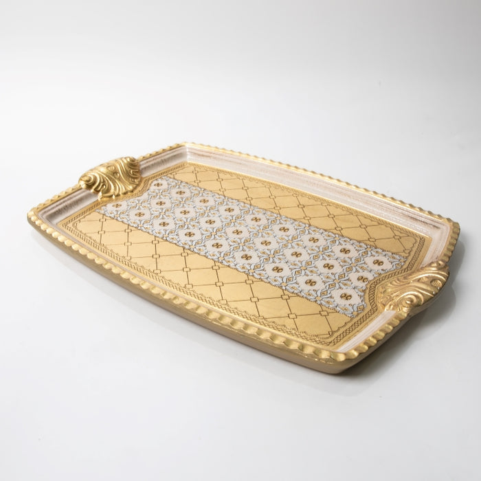 CALFUCCI WOODEN RECT.TRAY MED IV/ (202107450)