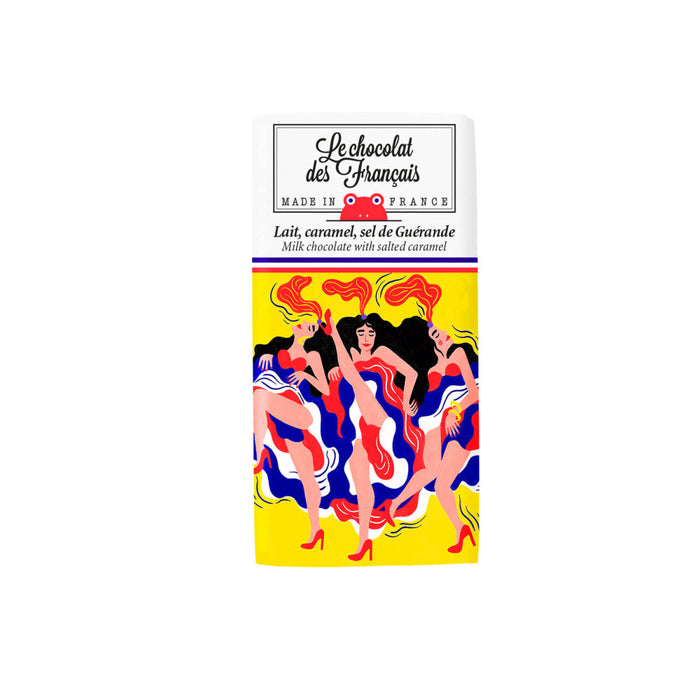 Le Chocolat des Français Can Can Salted Caramel Chocolate Bar
