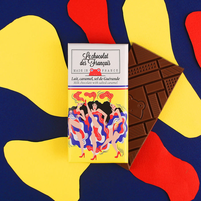 Le Chocolat des Français Can Can Salted Caramel Chocolate Bar