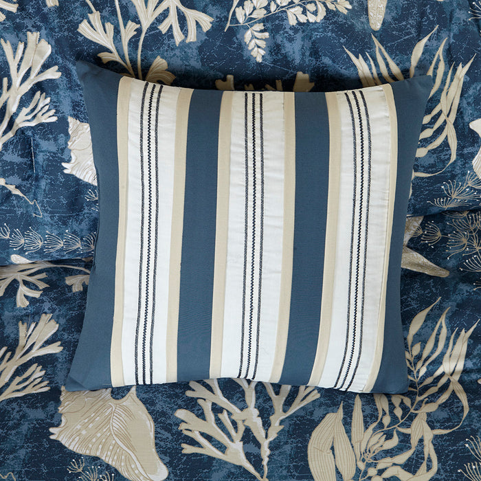Cape Cod Blue 7 Piece Comforter Set Comforter Sets By JLA HOME/Olliix (E & E Co., Ltd)