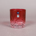 CAPRI WH 1PC GLASS TUMBLER 220ML RED (202015951)