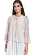 Cashmere Bed Jacket Pink
