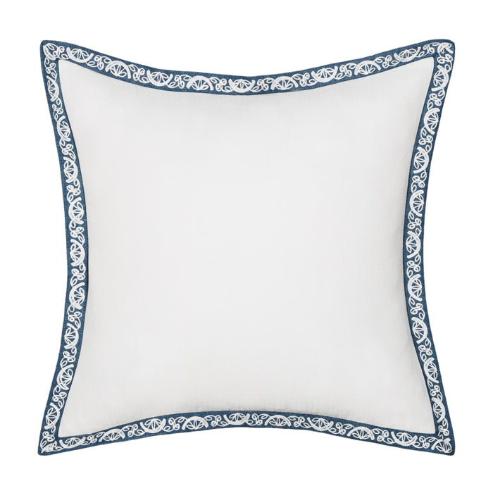 Chantalee White Euro Sham Euro Sham By J. Queen New York